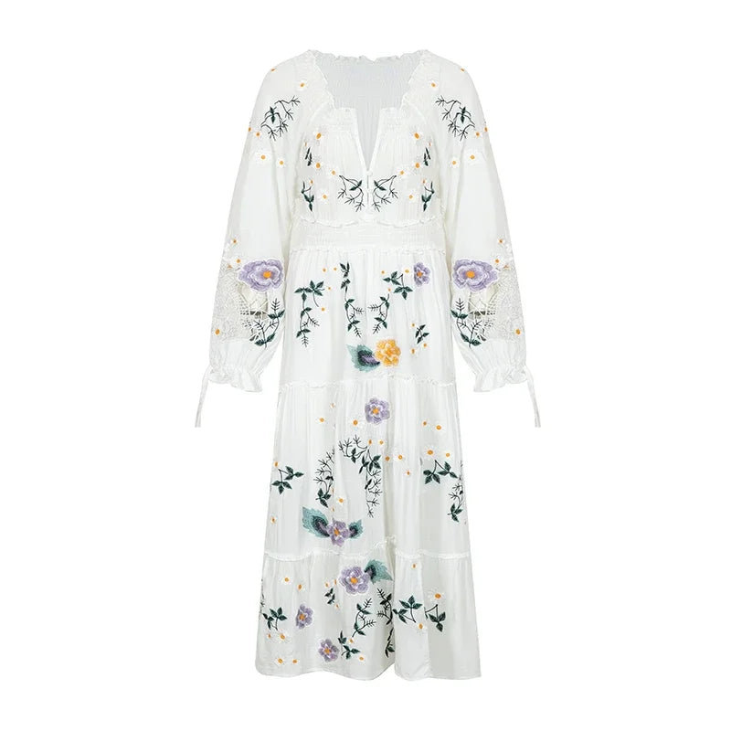Alouette Embroidered Floral Dress