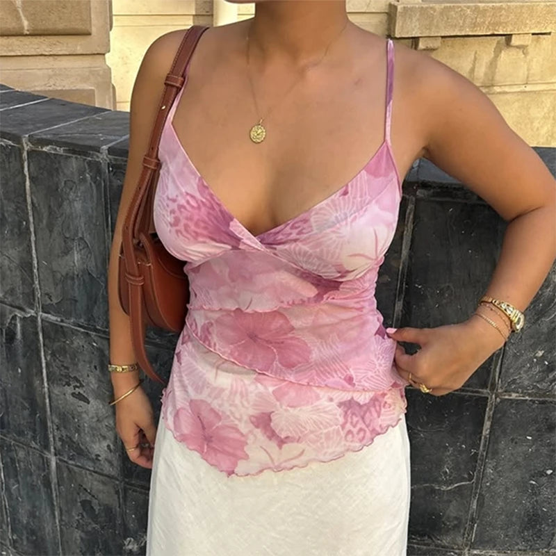 Boho Beachy Backless Tank Top