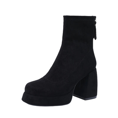Golden Drift Chunky Boots