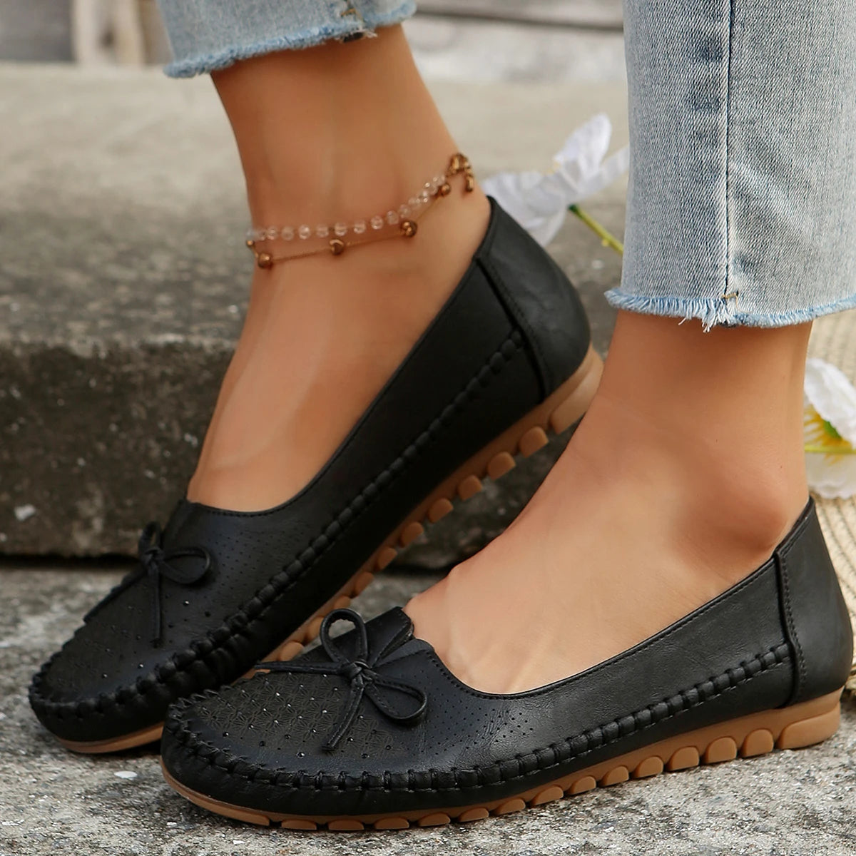 Calora Floral Flats