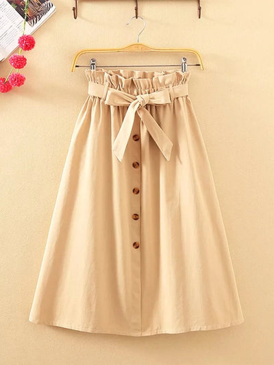 Arven Button Skirt
