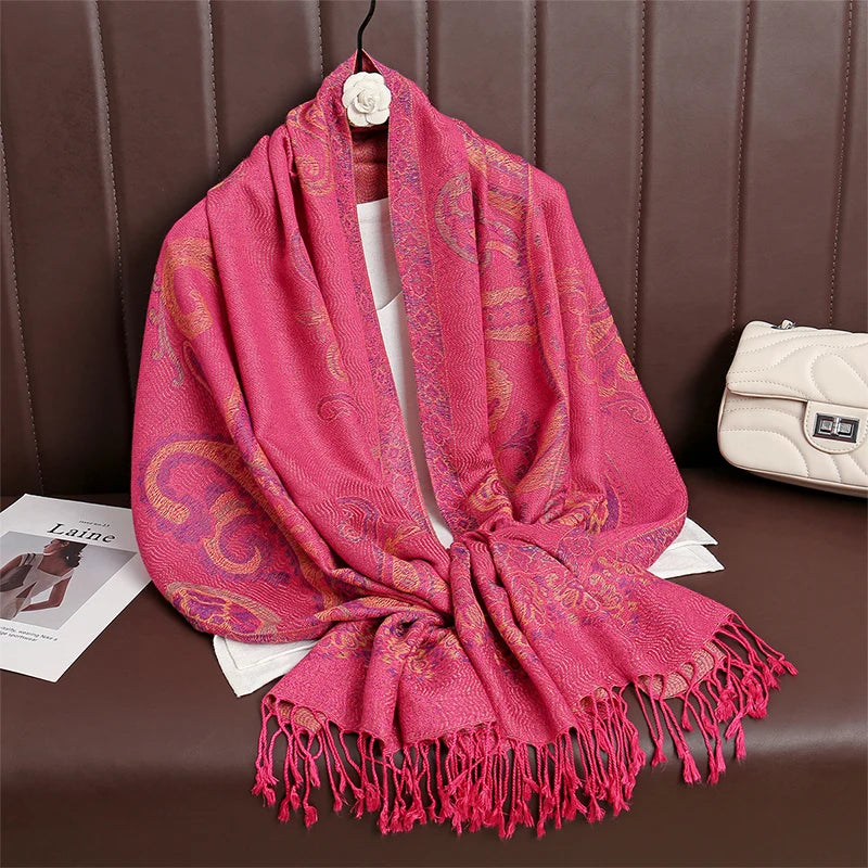 Meadow Cashmere Paisley Scarf