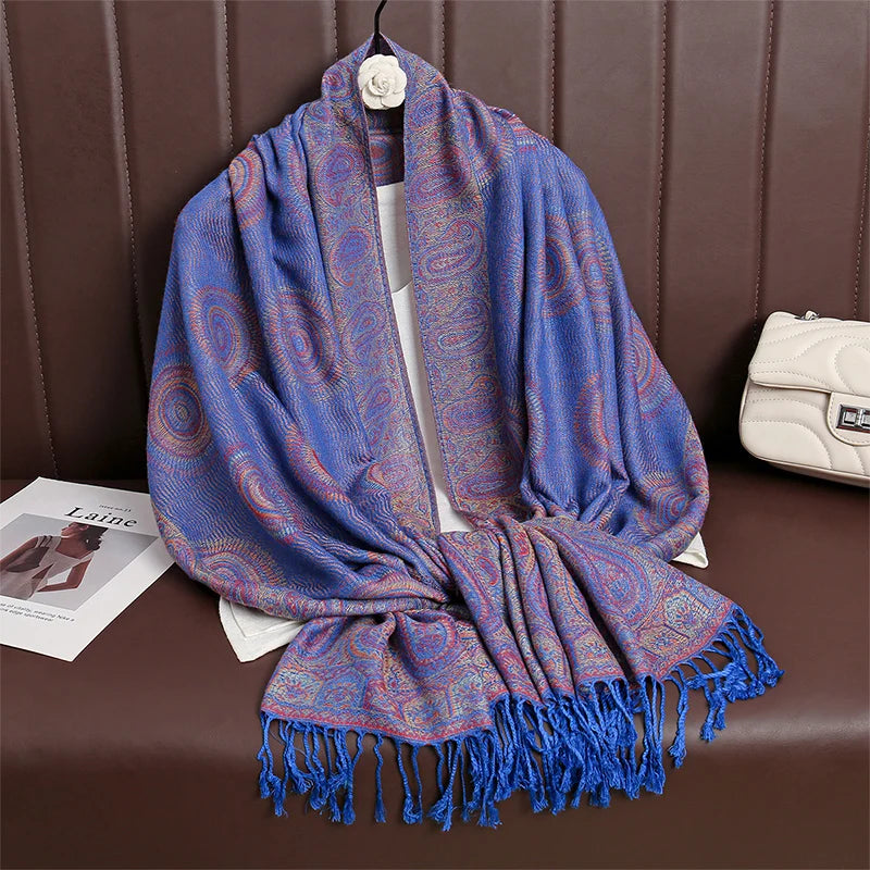 Meadow Cashmere Paisley Scarf