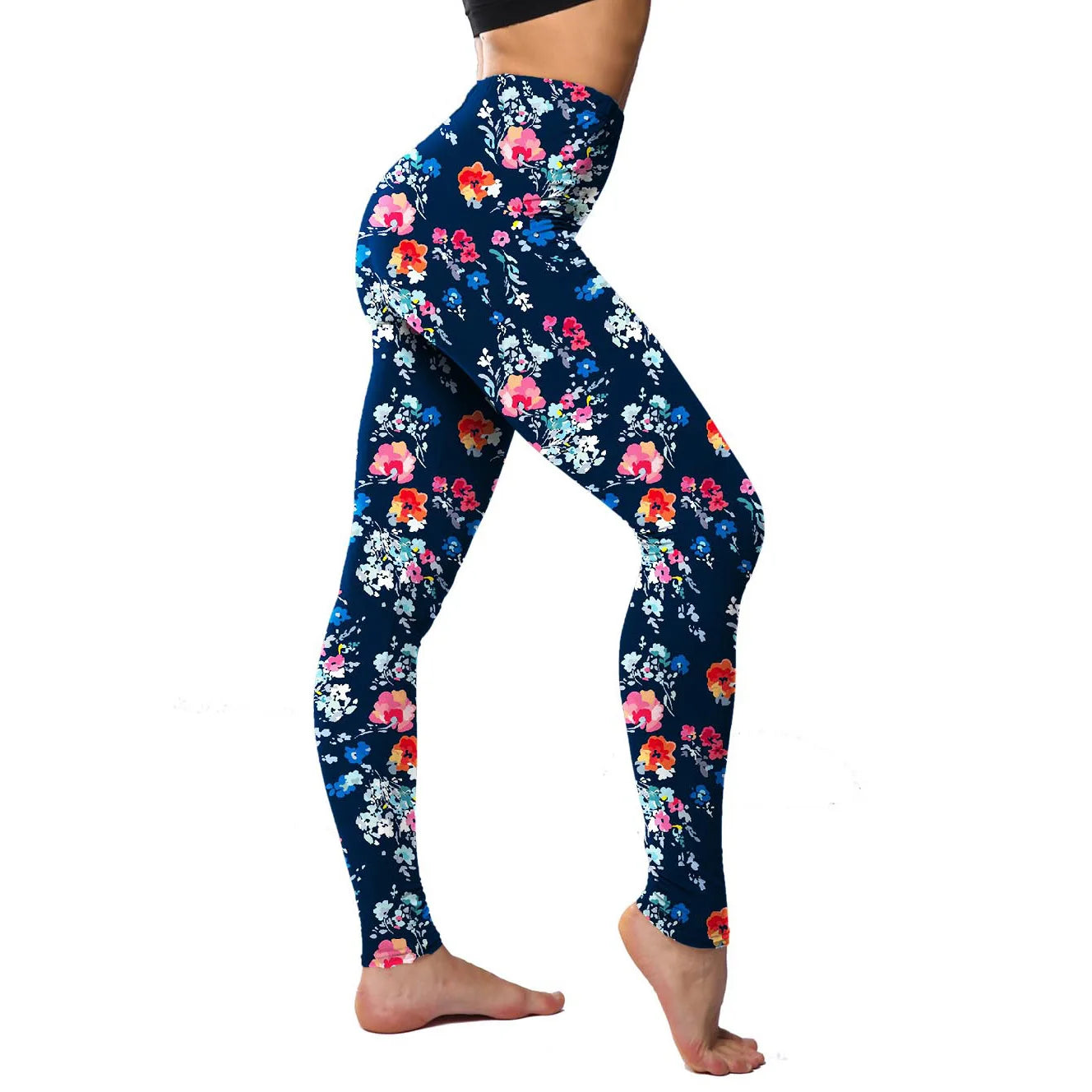 Sweet Violet Floral Leggings