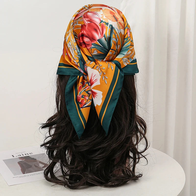 Orea Flow Silk Head Scarf