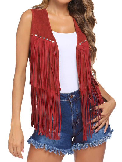 Cassia Fringe Vest