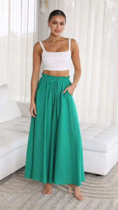Caresse Wide Leg Boho Pants