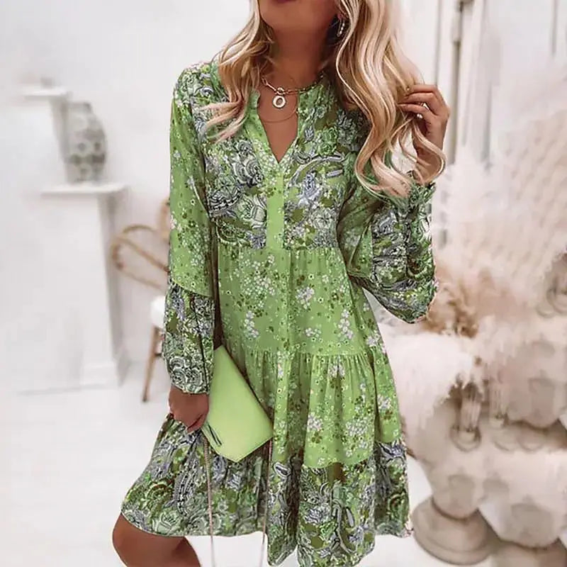 Mirabelle Floral Print Dress