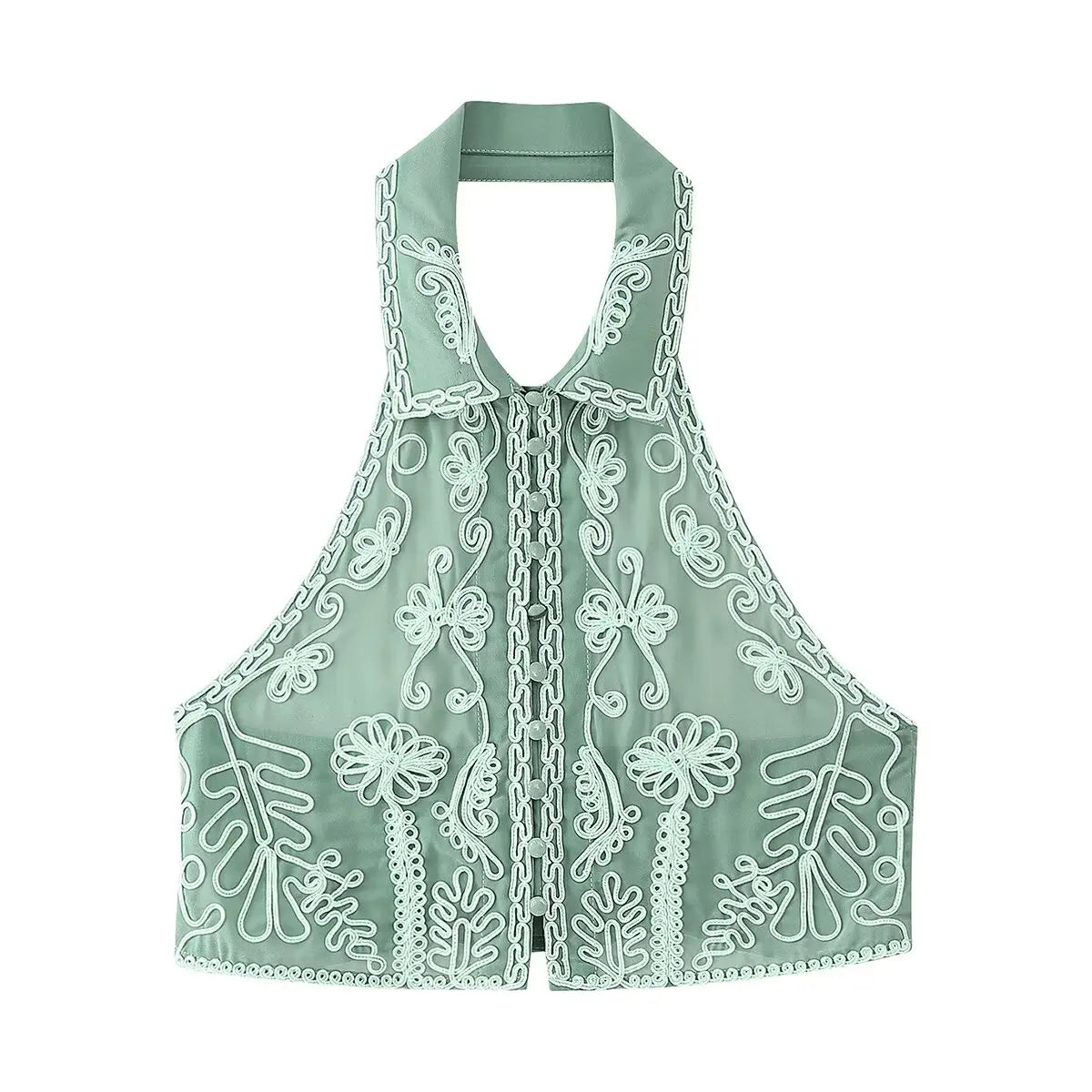 Moss & Moon Embroidered Matching Set