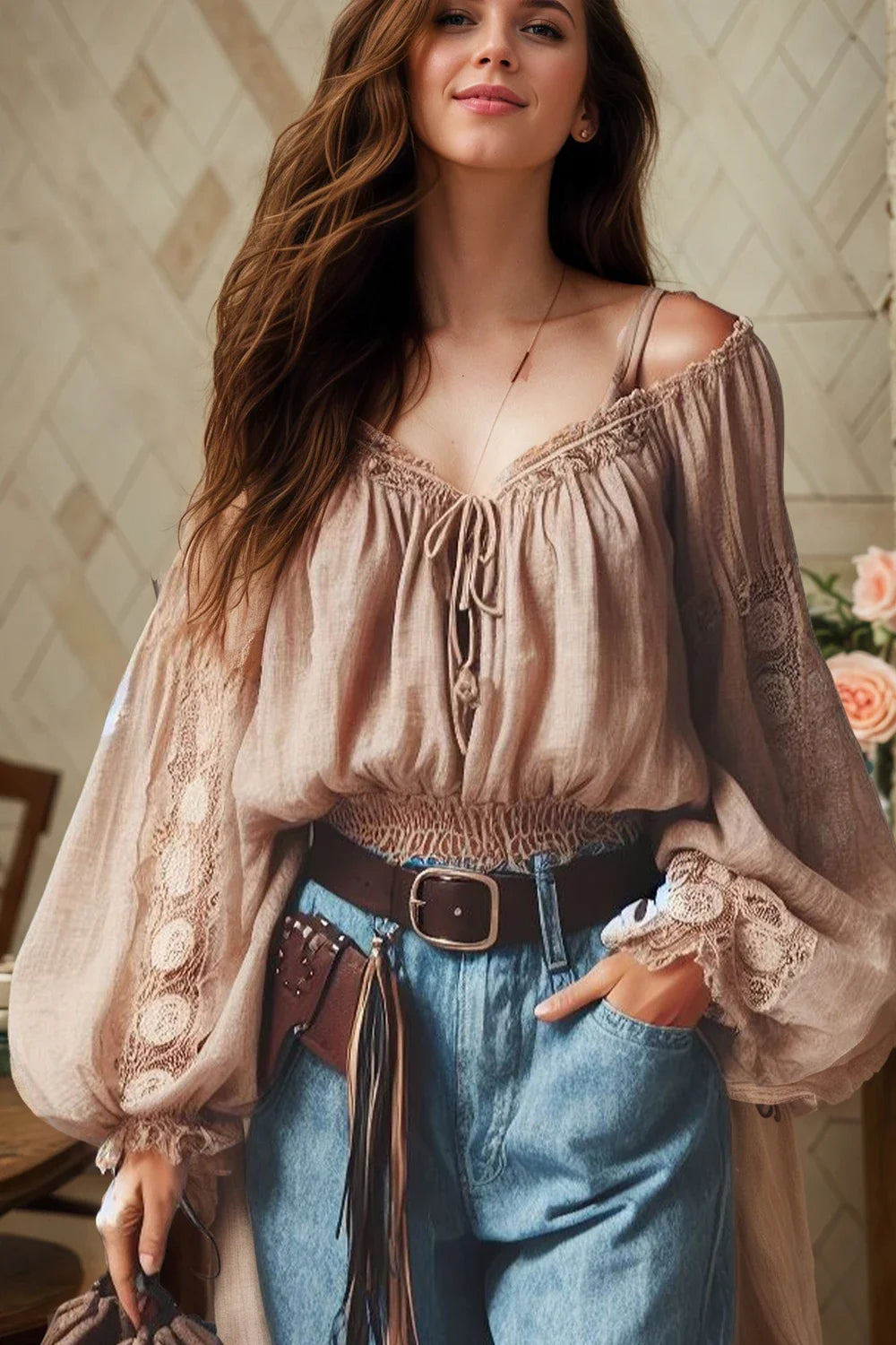 Celestia Boho Blouse