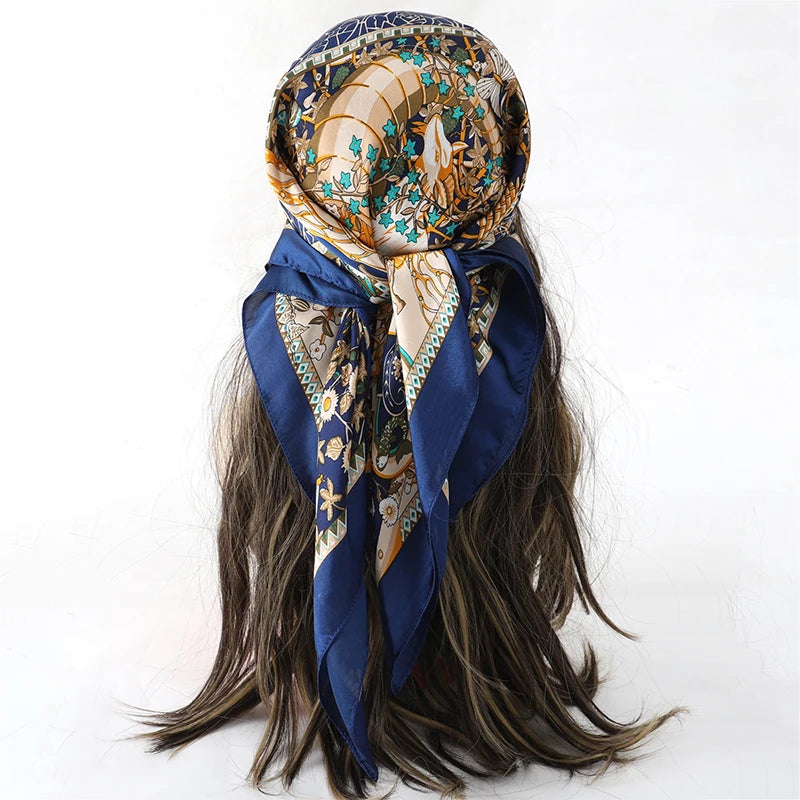Orea Flow Silk Head Scarf