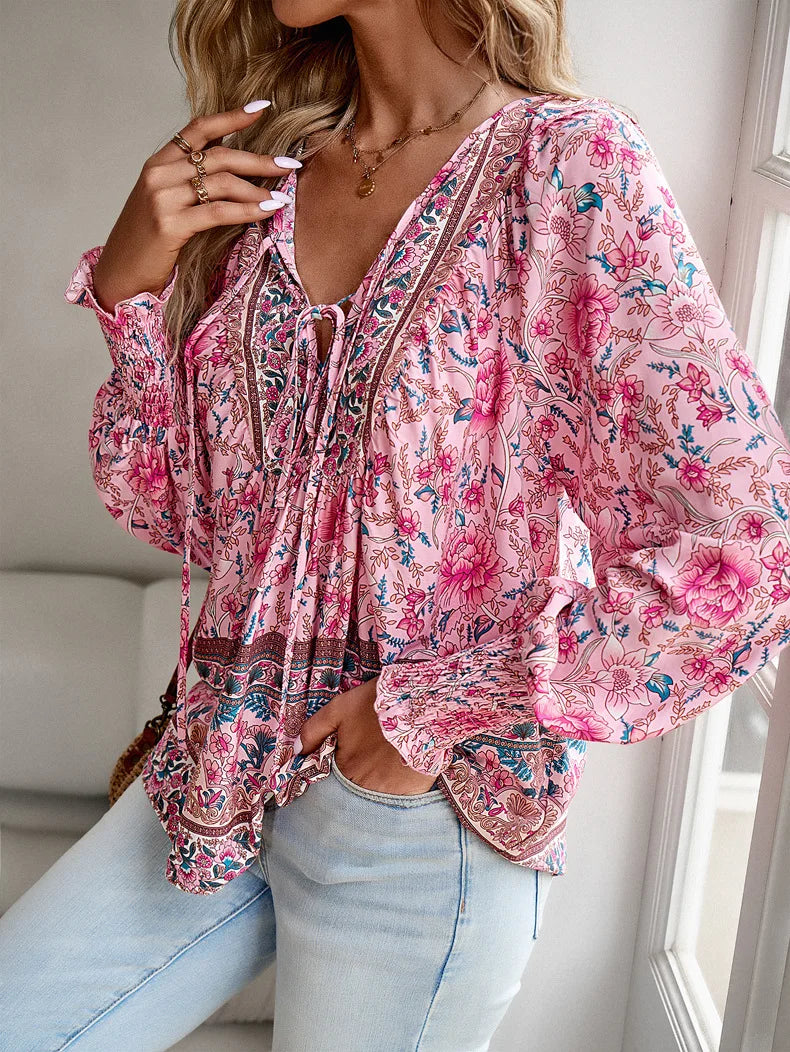 Moonlight Floral Blouse