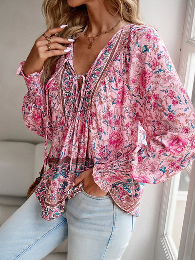 Moonlight Floral Blouse