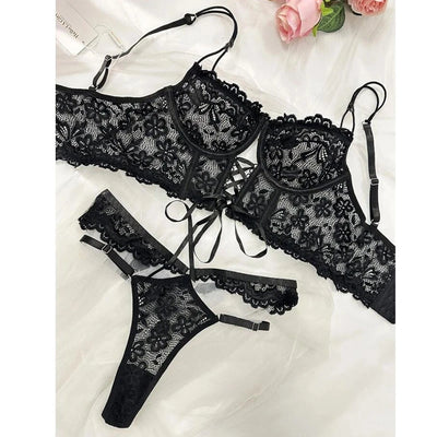Lace 2 Piece Lingerie Set