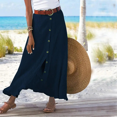Dalilah Maxi Skirt With Buttons