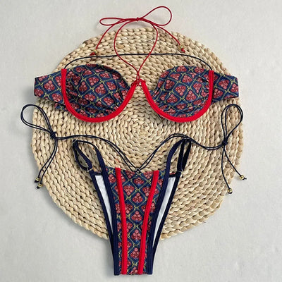 Currant Berry 2 Piece Bikini Set