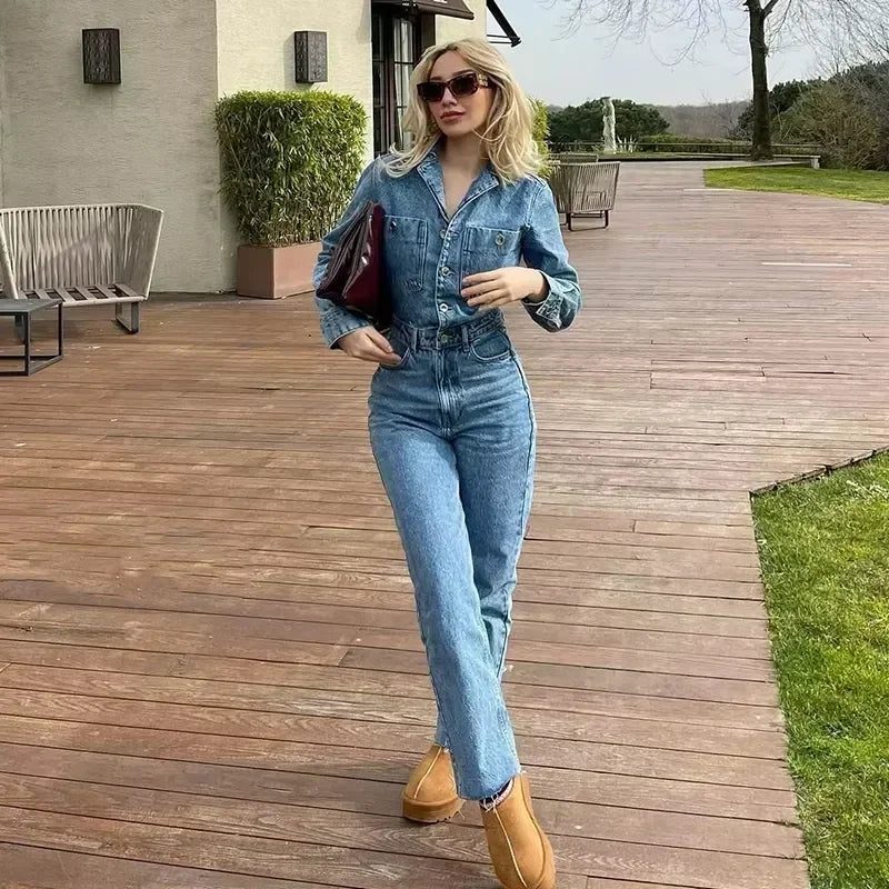 Amulet Denim Jumpsuit