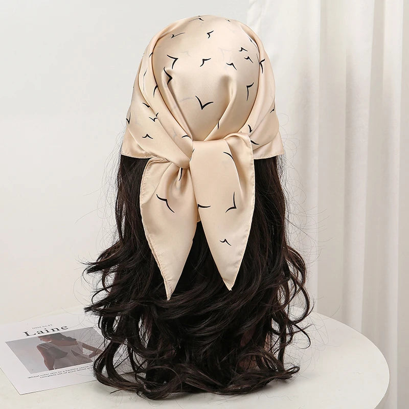 Orea Flow Silk Head Scarf