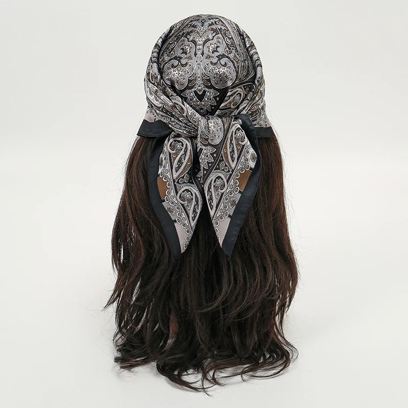 Orea Flow Silk Head Scarf
