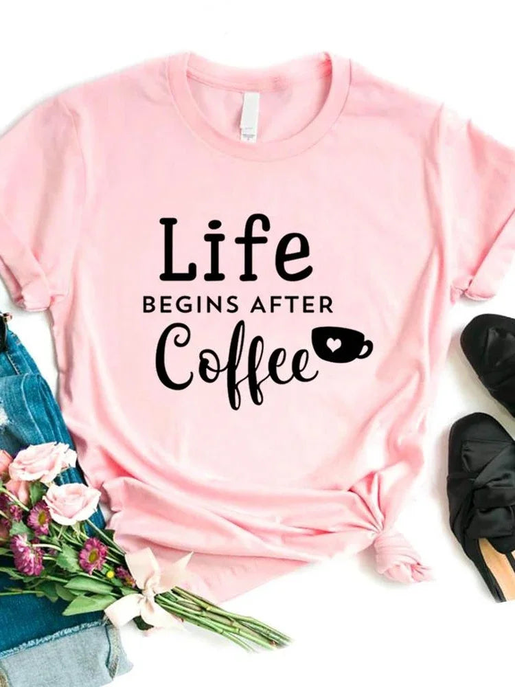Life Begins After Coffee T-Shirt