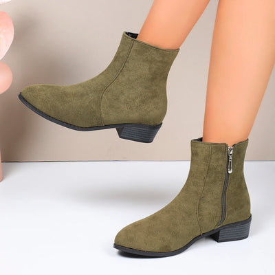 Sunstone Suede Booties