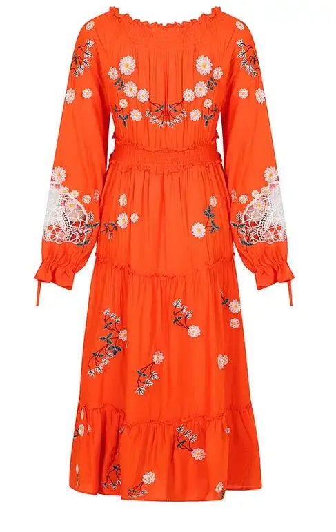 Alouette Embroidered Floral Dress