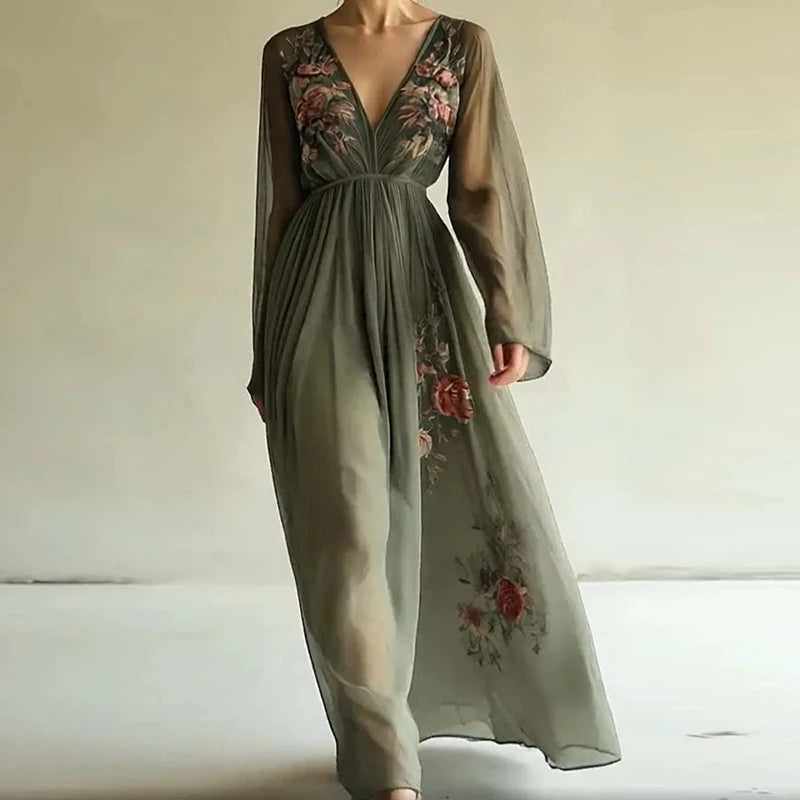 Sylvaine Floral Maxi Dress