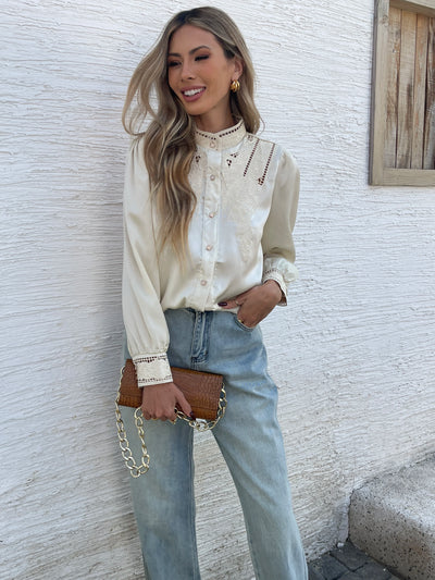 Honeywine Embroidered Blouse