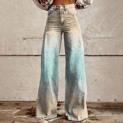 Blossom Wide Leg Flare Jeans
