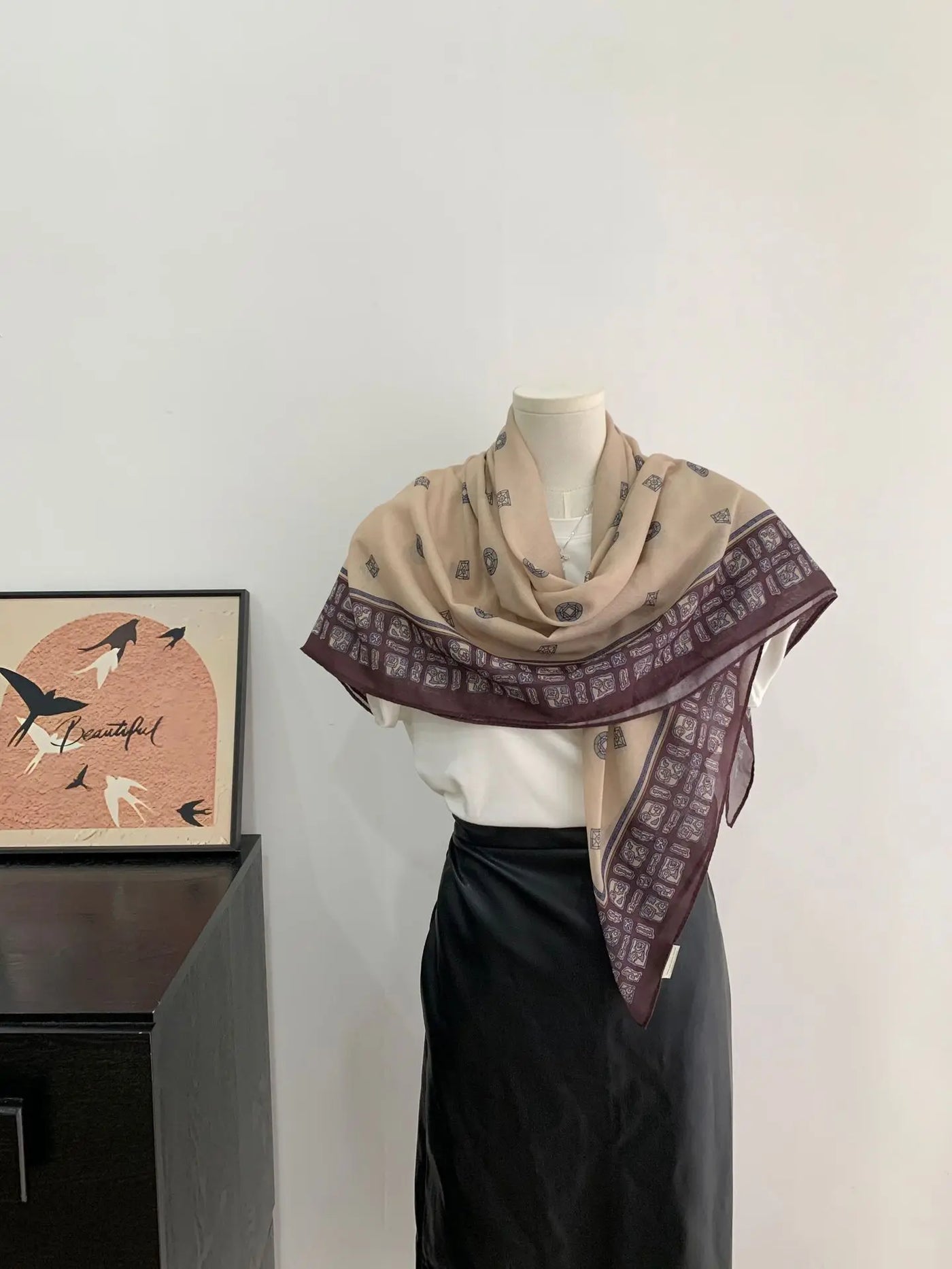 Raina French Shawl Scarf