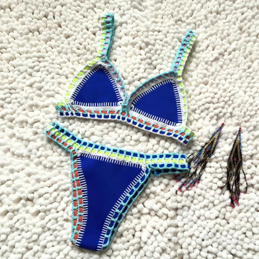 2 Piece Multicolored Lagoon Bikini