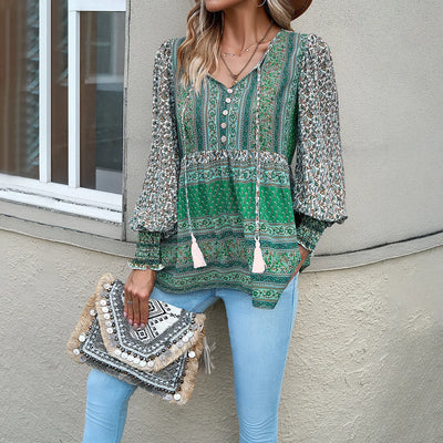 Moonlight Floral Blouse