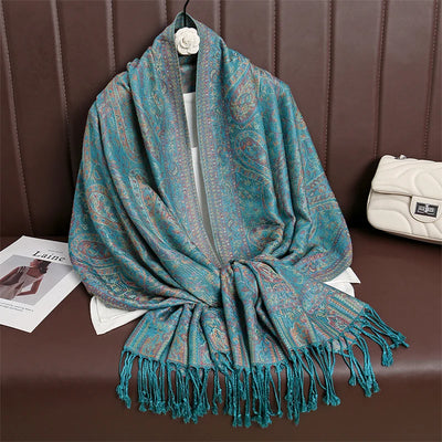 Meadow Cashmere Paisley Scarf