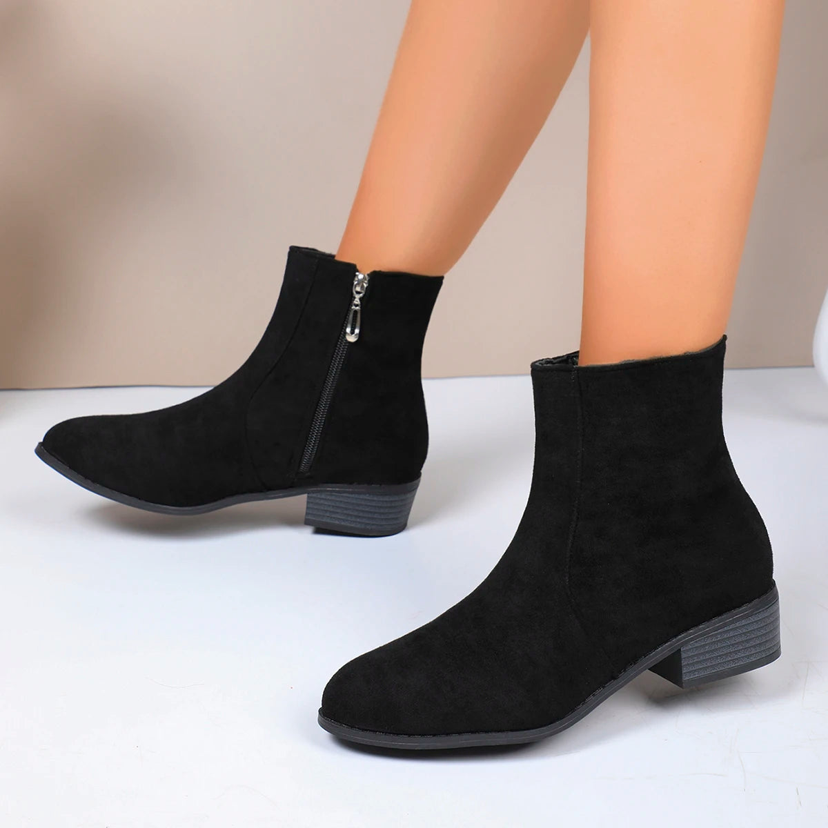 Sunstone Suede Booties