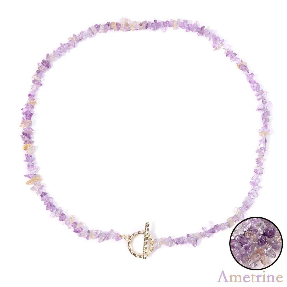 Healing Bohemian Gem Necklace