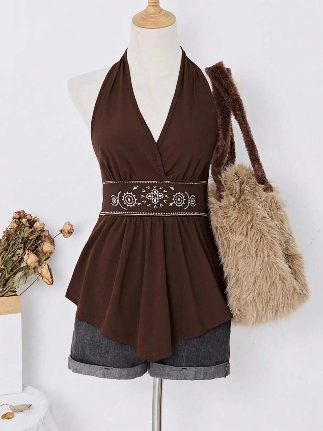 Birdie V Neck Tank Top