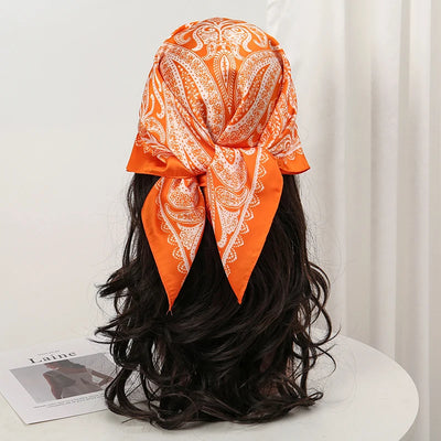Orea Flow Silk Head Scarf