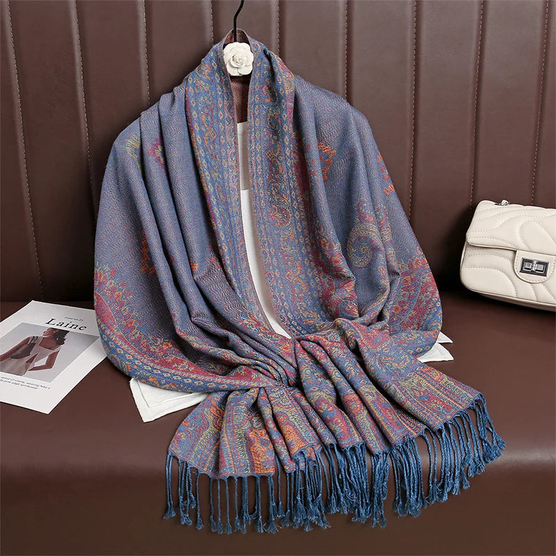 Meadow Cashmere Paisley Scarf