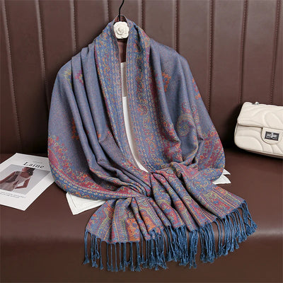 Meadow Cashmere Paisley Scarf