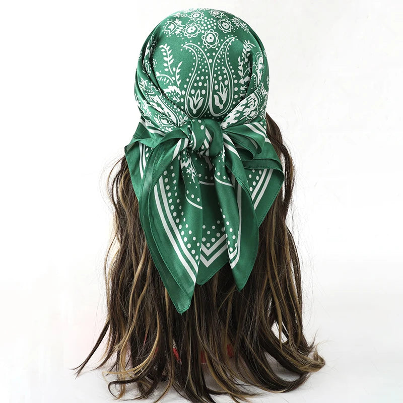 Orea Flow Silk Head Scarf