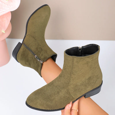 Sunstone Suede Booties