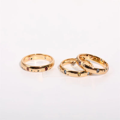 Sunfire Mosaic Ring