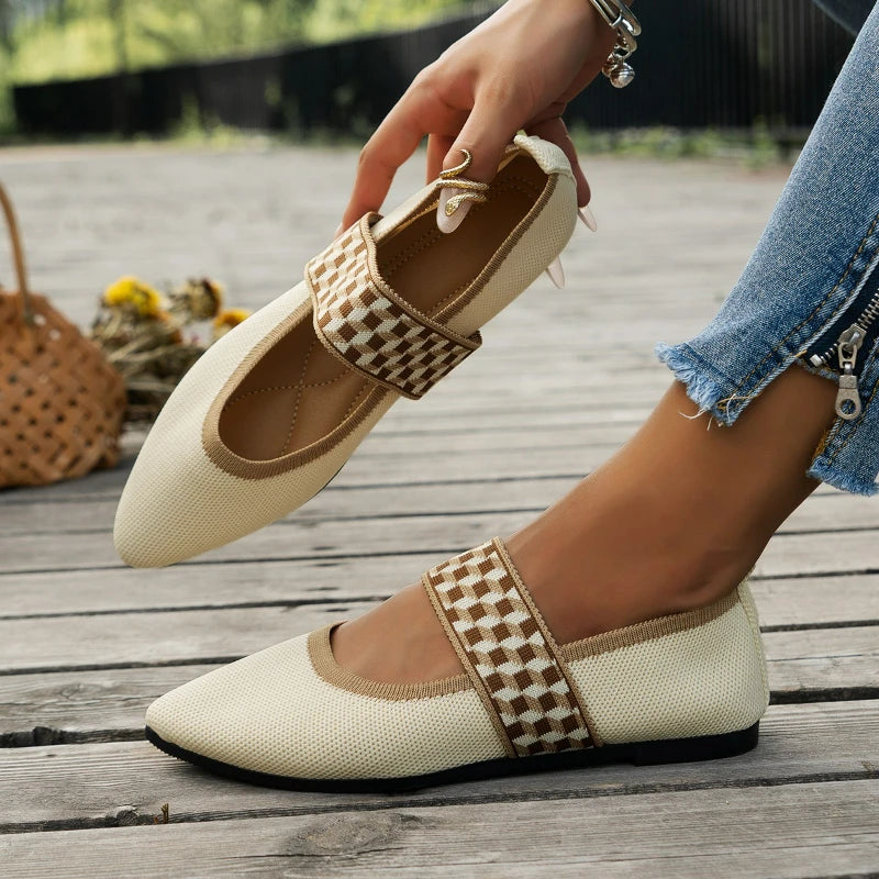 Roselane Knitted Flats