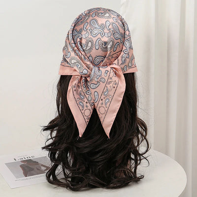 Orea Flow Silk Head Scarf