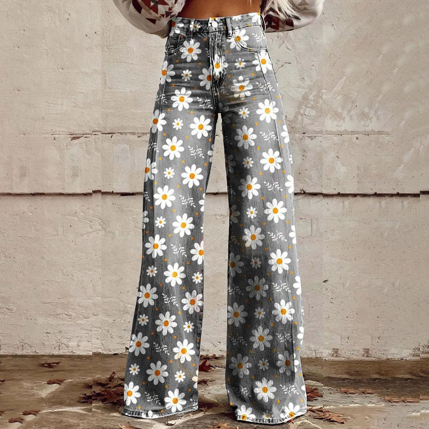 Blossom Wide Leg Flare Jeans