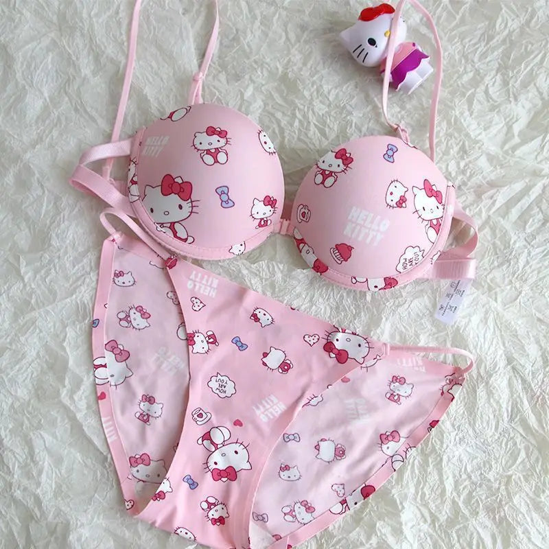 Hello Kitty Bra & Underwear Set