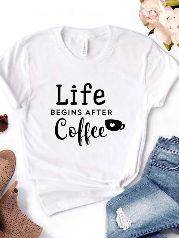 Life Begins After Coffee T-Shirt