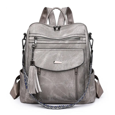 Amber Dunes Leather Backpack