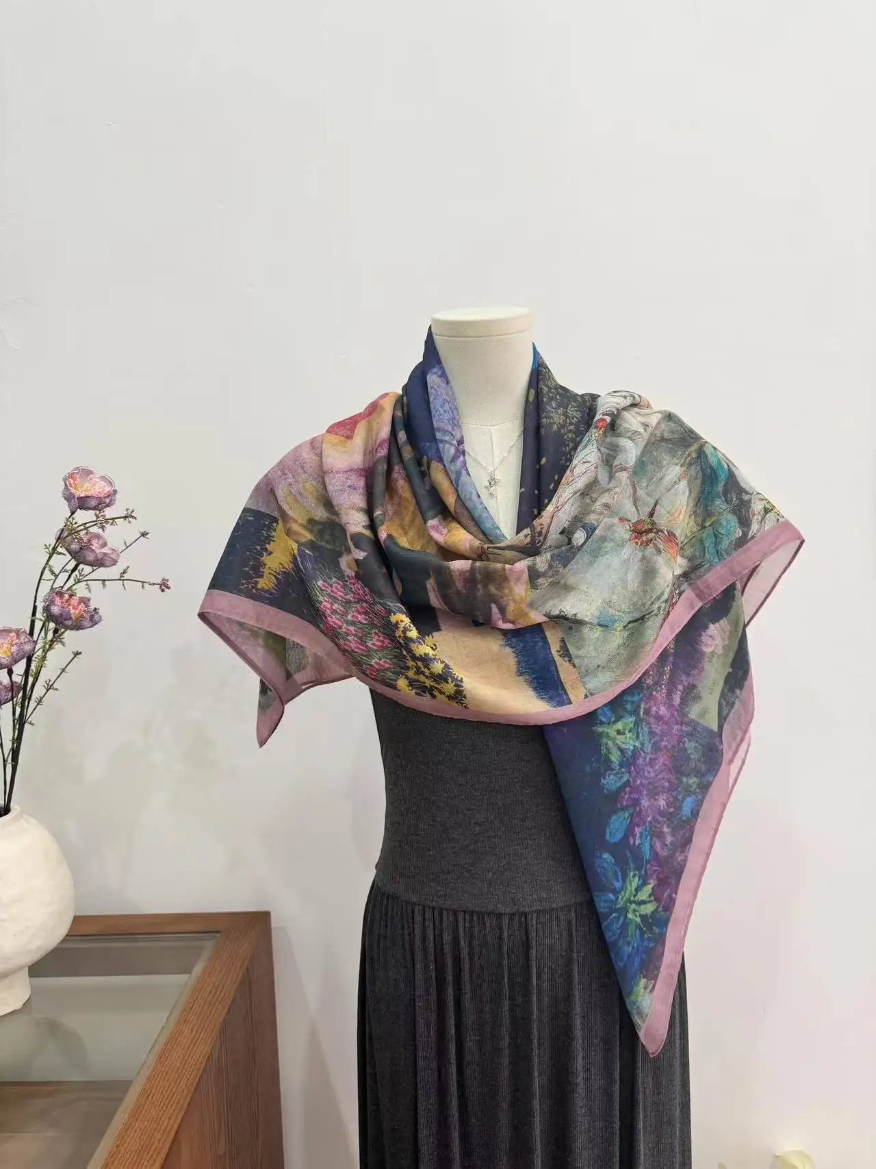 Raina French Shawl Scarf