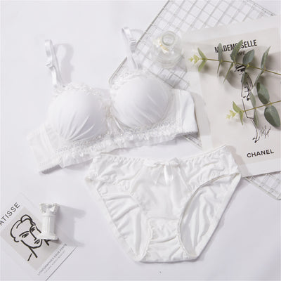 Non-Wired Push-Up Bra & Underwear Set